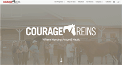 Desktop Screenshot of couragereins.org